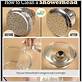cleaning a shower head with vinegar and baking soda