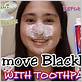 cleaning blackheads with toothbrush