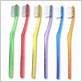 clear plastic toothbrushes