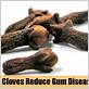 cloves gum disease