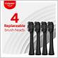 colgate 360 charcoal toothbrush replacement head