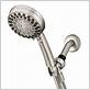 costco waterpik shower head in brushed nickel