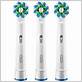 cross action electric toothbrush replacement brush heads 3ct