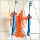 crustacean toothbrush holder