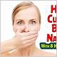 curing bad breath