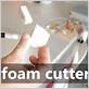 cut styrofoam with dental floss