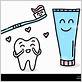 cute toothbrush drawing