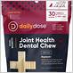 dailydose joint health dental chews for small dogs
