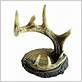 deer antler toothbrush holder