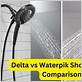 delta vs waterpik shower head