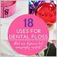 dental floss alternative uses