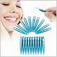 dental floss and interdental brushes