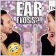 dental floss in ear piercing
