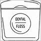 dental floss outline