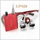 dental power red 3.5x 420mm surgical medical binocular loupes