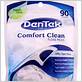 dentek comfort clean silk floss picks fresh mint 90