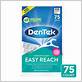 dentek complete clean easy reach floss picks 75 count