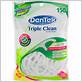 dentek triple clean floss pick 150ct