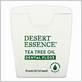 desert essence tea tree oil dental floss 50.0 yards