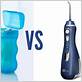 difference between flossing and waterpik