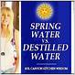 distilled vs spring water for waterpik