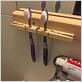 diy toothbrush and toothpaste holder