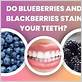 do blackberries stain teeth