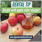 does apple cider vinegar help gum disease