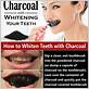 does charcoal toothbrush whiten teeth