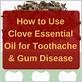 does clove oil help gum disease
