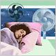 does sleeping with fan on make you sick