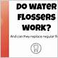 does water flossing work