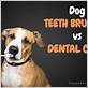 dog dental chews vs brushing