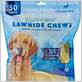 dog dental rawhide chews