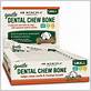 dr. mercola gentle chew bone rawhide-free small dental dog treats