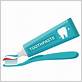 drawing of a toothbrush and toothpaste