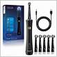 electric spinning toothbrush with charger