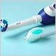 electric toothbrush color background