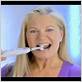 electric toothbrush infomercial with corn