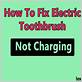 electric toothbrush not charging properly