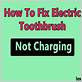 electric toothbrush not holding charge
