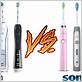 electric toothbrush philips sonicare vs oral b