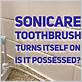 electric toothbrush turns on and off by itself