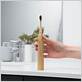 electric toothbrush with bamboo head