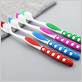 end rounded bristle toothbrush