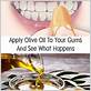 extra virgin olive oil and gum disease