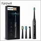 fairywill sonic electric toothbrush rechargeable for adults and kids