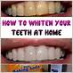 fastest way to get white teeth