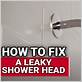 fix a shower head