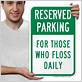 floss dental parking